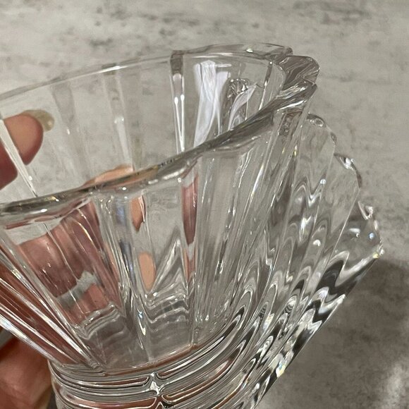 Vintage 90s Rosenthal Studio Line Blossom Lead Crystal Candleholder Germany 3" H - Picture 5 of 9